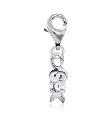 Sex Word Shaped Silver Charms CH-51